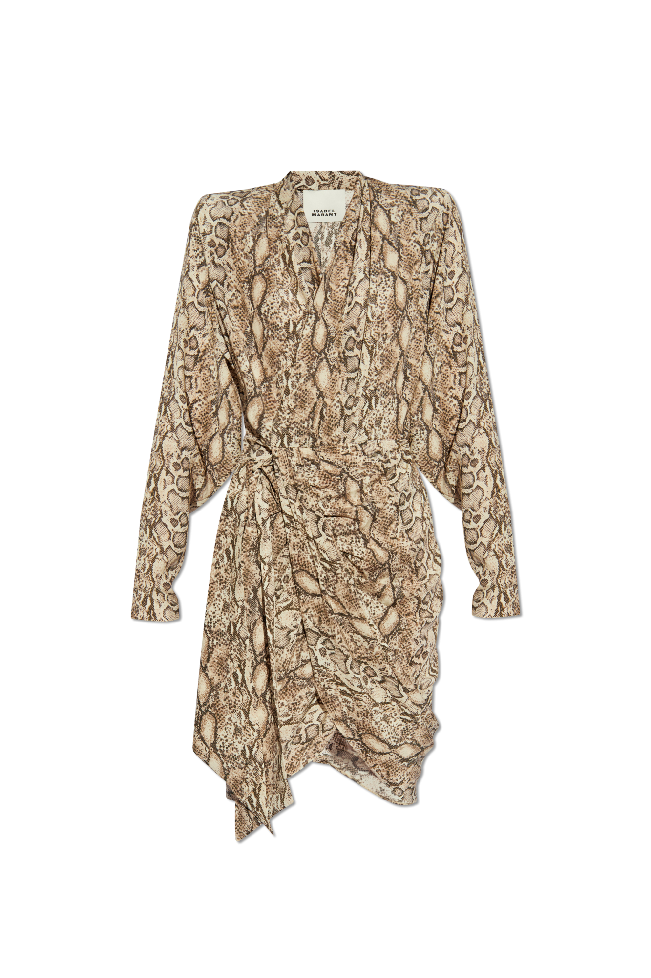 ワンピース ISABEL MARANT Cleora-Gd Isabel Marant Cleora Dress in Ochre/Ecru – Hampden Clothing